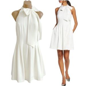 NWOT- Color of The Year • High-neck - Bow Tie - Princess Pleat Dress | Size 4
